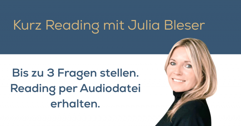 Kurz Reading – Lesen im Feld mit Julia Bleser (per Audiodatei)