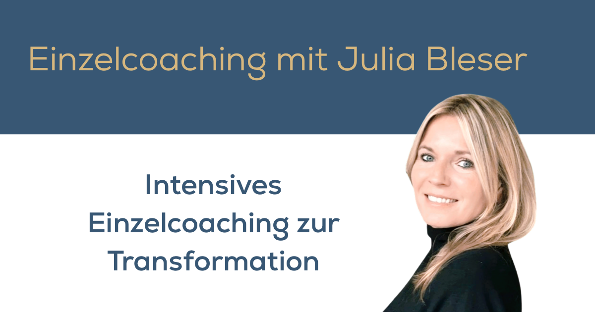 Psychologisches MINDCLEANSE® Einzelcoaching mit Julia Bleser