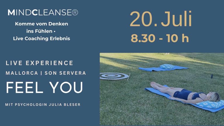 MINDCLEANSE® Live Experience I FEEL YOU I Mallorca